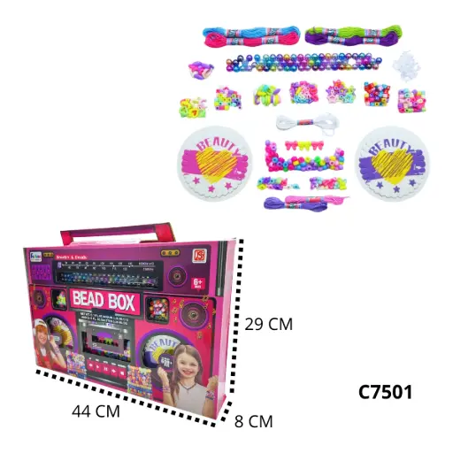 C7501 SET PULSERAS EN CAJA DE GRABADORA C7501