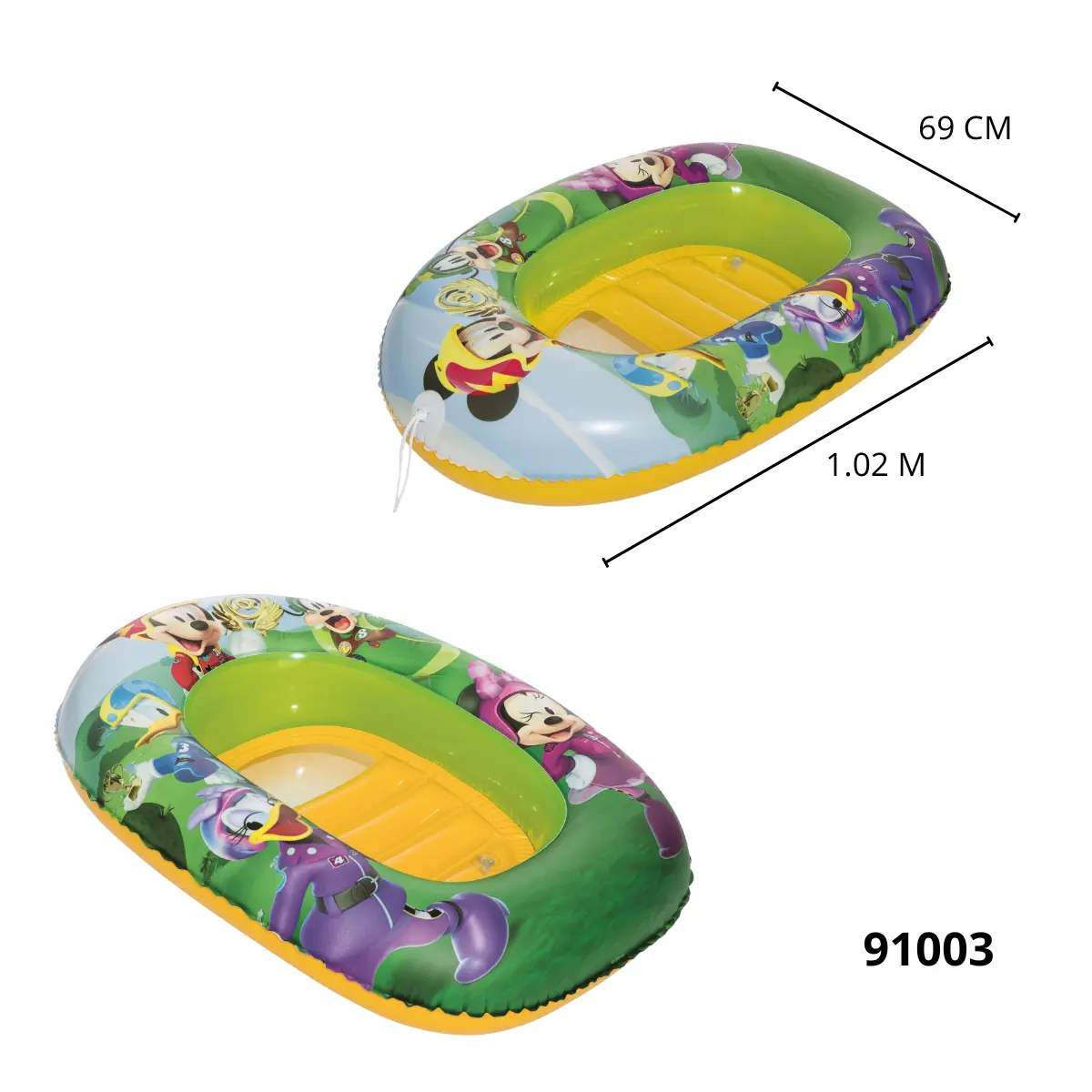 PISCINA MICKEY 102X69CM 91003