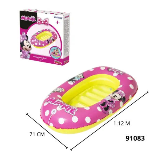 91083 PISCINA MINNIE 112X71CM 91083