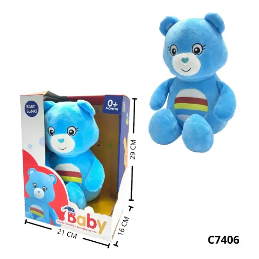 C7406 PELUCHE OSITO LUZ Y SONIDO C7406