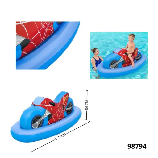 98794 MOTORCYCLE POOL FLOAT SPIDERMAN 98794