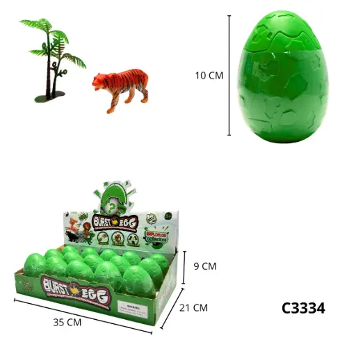 C3334 HUEVO ANIMALES SORPRESA C3334