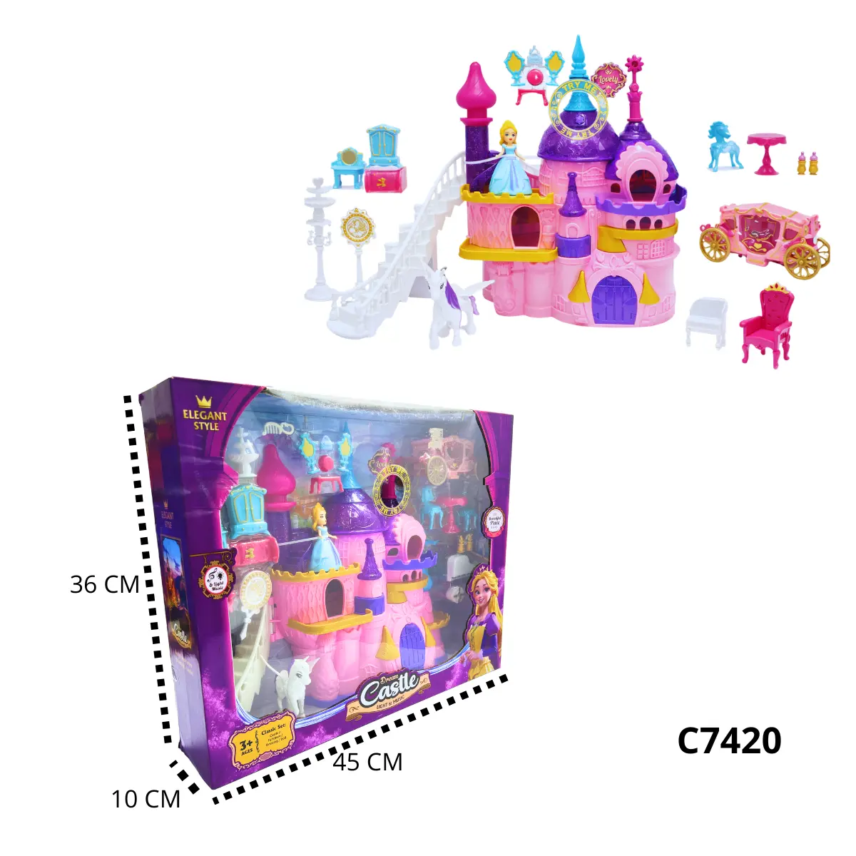 CASTILLO PRINCESA DE HADAS C7420