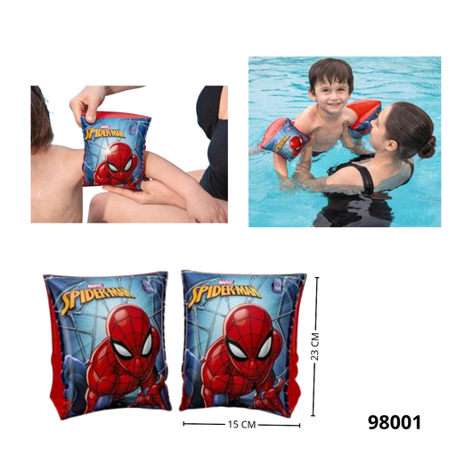 INFLABLE BRAZOS SPIDER MAN 15CM 98001