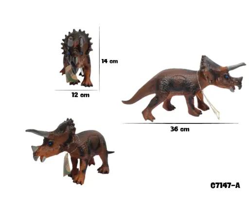 C7147-A ANIMAL DINOSAURIO TRICERATOPS CONLUZ C7147-A