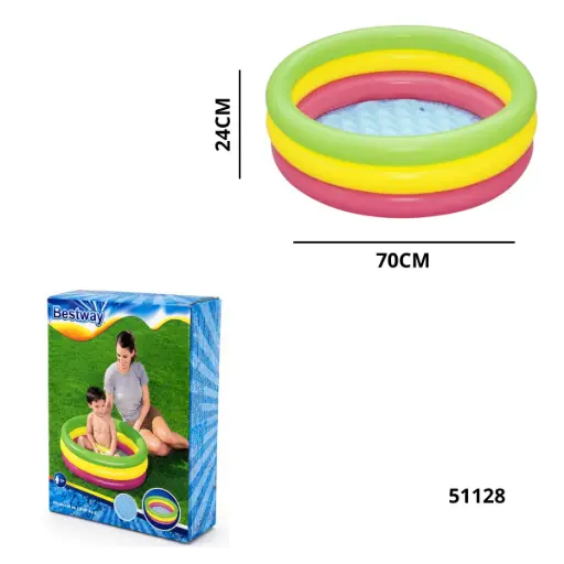 51128 PISCINA VERANO 70 X24 CM 12 PCS 51128