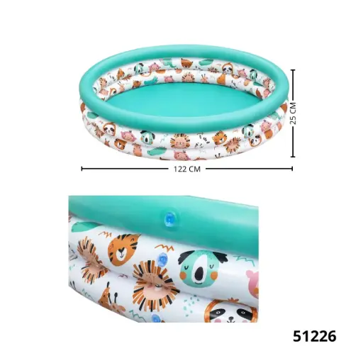 51226 PISCINA 3 AROS BESTWAY Φ1.22m x H25cm 51226
