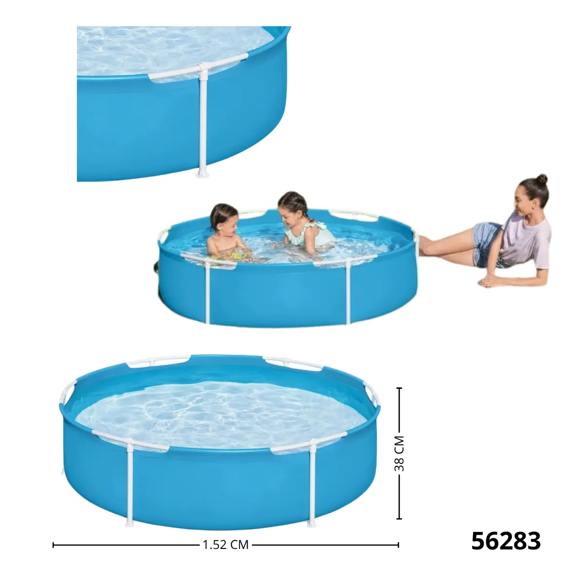 BESTWAY 5 X 151.52M X 38CM MY FIRST FRAME POOL 56283