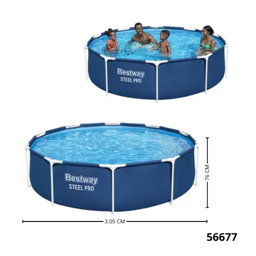 56677 PISCINA RIGIDA 3.05mX76cm 56677