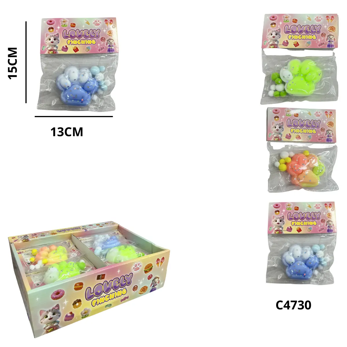 SQUISHY GARRITA COLORES PASTELES STD C4730