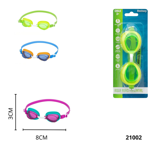 21002 GAFAS DE NATACION BESTWAY 24PCS 21002