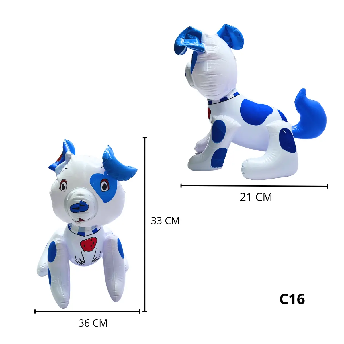 INFLABLE PERRO AZUL C16