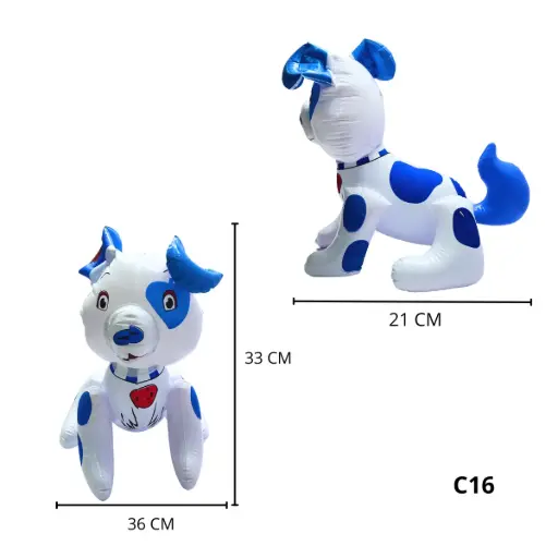 C16 INFLABLE PERRO AZUL C16