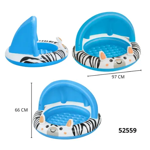 52559 PISCINA TECHADA CEBRA BESTWAY 52559