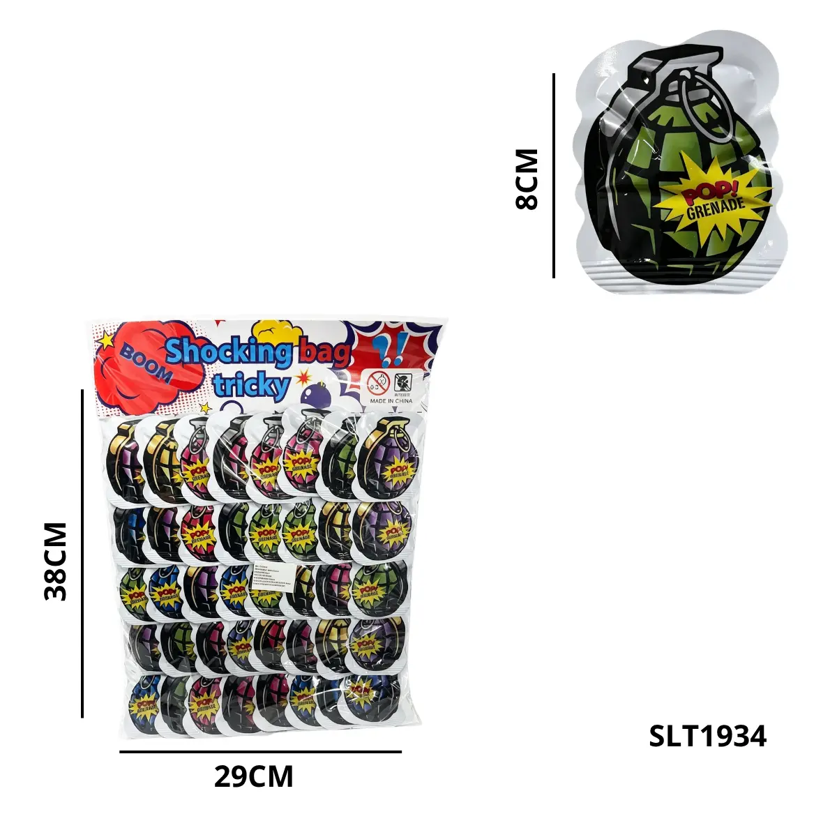 BROMA DE FIESTA CARTON X 40 PCS SLT1934