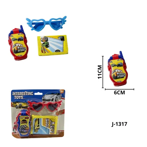 J-1317 SET DE GAFAS CON CELULAR Y BILLETERA J-1317
