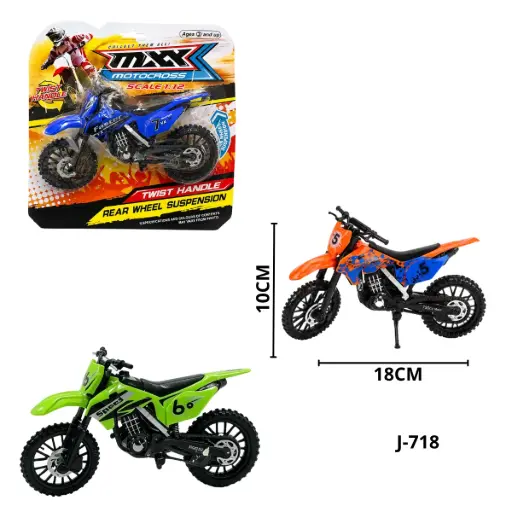 J-718 MOTO DE IMPULSO BLISTER J-718