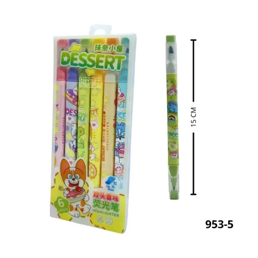 953-5 MARCADORES DOBLE PUNTA X6 963 953-5