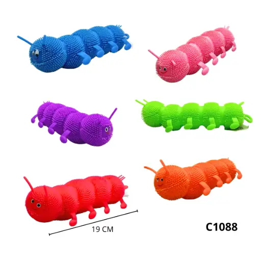 C1088 BOLITRON GUSANO CUATRO COLORES C1088
