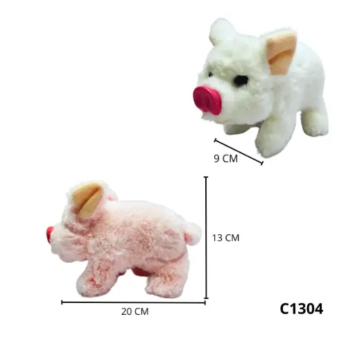 C1304 CERDITO SALTARIN CON LUZ C1304