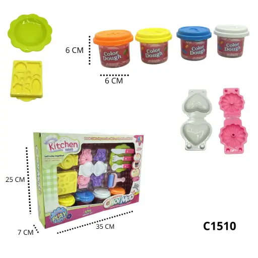C1510 SET PLASTILINA COOKIE C1510