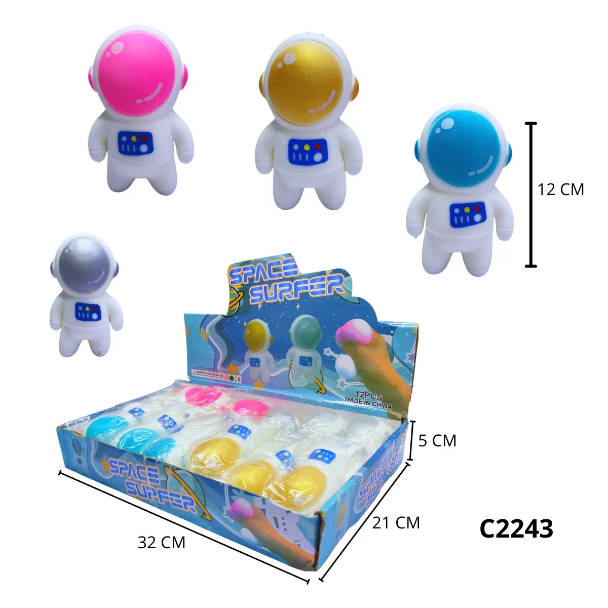SQUISHY ASTRONAUTA C2243