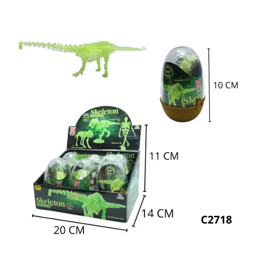 C2718 HUEVO DINO NEON HUESO C2718