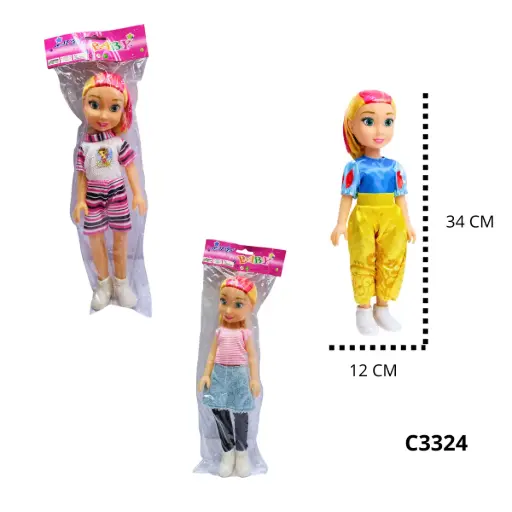 C3324 MUÑECAS BOLSA P.V.C. C3324