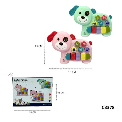 C3378 PIANO DIDACTICO PERRO C3378