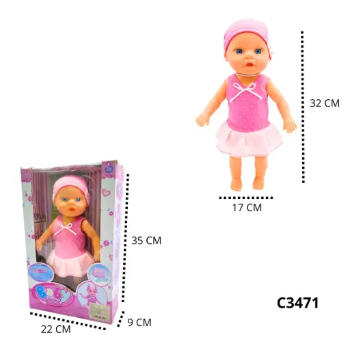 C3471 MUÑECA NATACION C3471