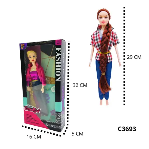 C3693 MUNECA SENCILLA CON ACCESORIOS C3693