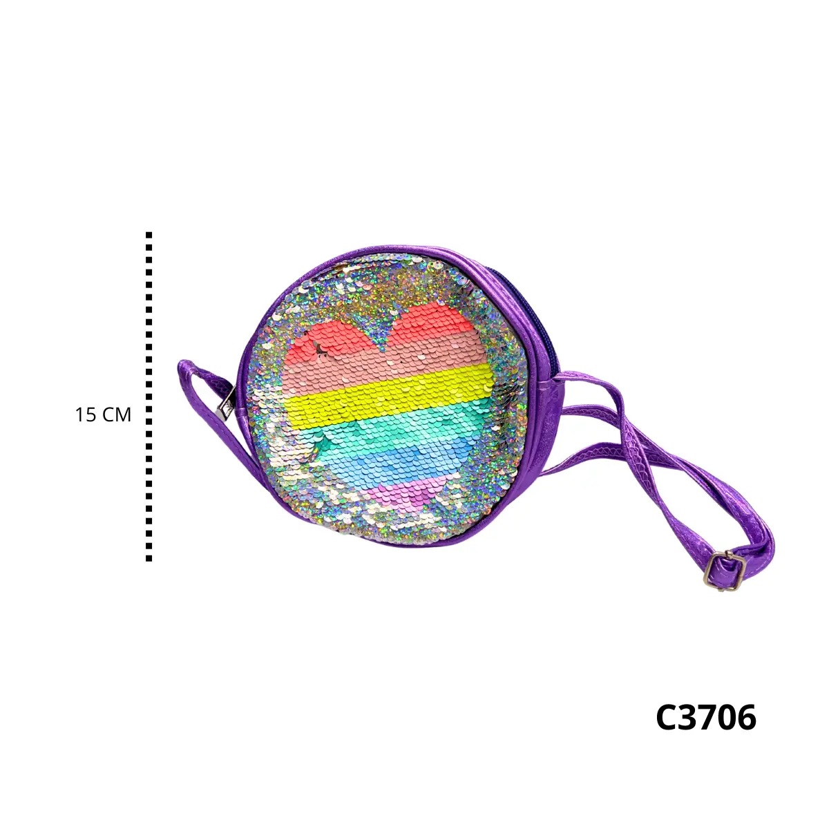 BOLSO CORAZÓN REDONDO C3706