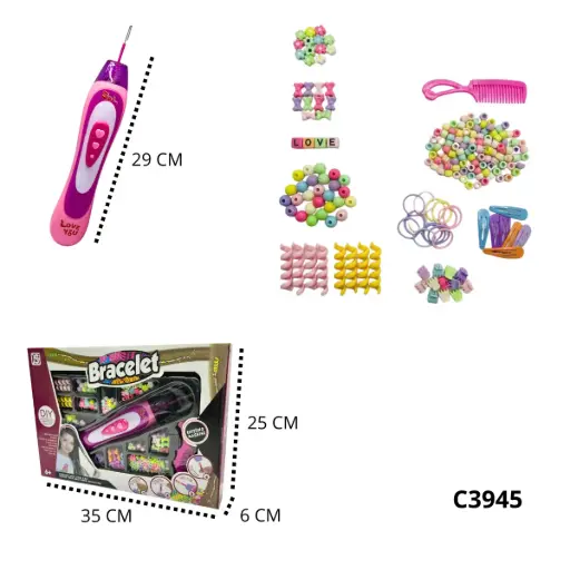 C3945 JUEGO PARA HACER BRAZALETES C3945