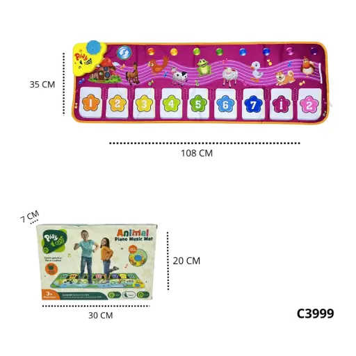 C3999 TAPETE PIANO INFANTIL C3999