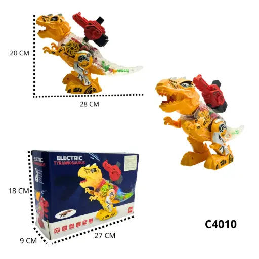 C4010 DINOSAURIO CON LUZ Y SONIDO C4010