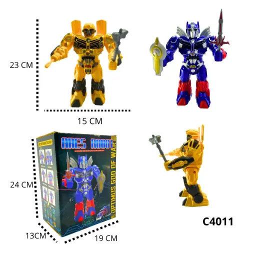 C4011 ROBOT CON LUZ Y SONIDO C4011
