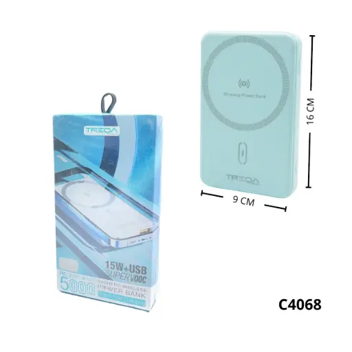 C4068 POWER BANK CON IMAN 5000MAH C4068