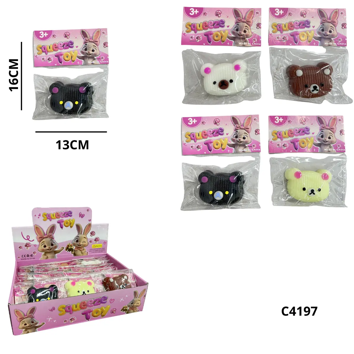 C4197 SQUISHY CARITA OSITO