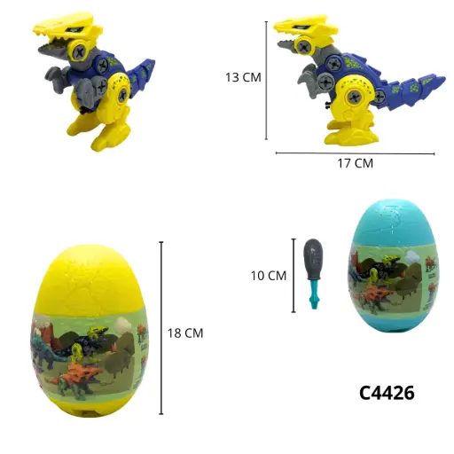 C4426 HUEVO SORPRESA DRAGON Y DINOS C4426
