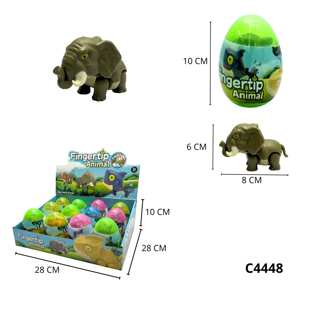 HUEVITO ANIMALES STD C4448